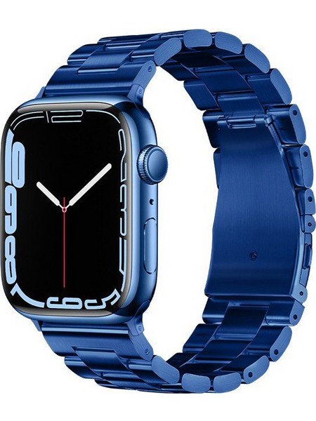 Hoco WA10 Grand Series Λουράκι Μεταλλικό Blue (Apple Watch 38 / 40 / 41mm)