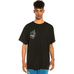 Grimey Ανδρική κοντομάνικη μπλούζα Burn The Fire Tee GA632-BLK