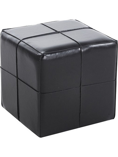 ENZO BLACK PU ΣΚΑΜΠΟ 31X31X31εκ. 1τεμ