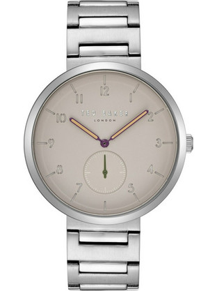 Ted Baker Josh Ανδρικό Ρολόι με Ασημί Μεταλλικό Μπρασελέ TE50011010