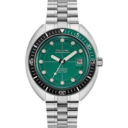 Bulova Ανδρικό Ρολόι Αυτόματο με Ασημί Μεταλλικό Μπρασελέ 96B322