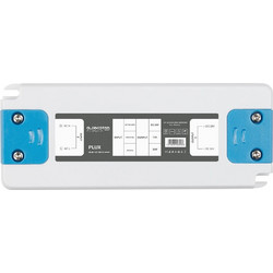 GLOBOSTAR(R) PLUX GLB-107-0013 Τροφοδοτικό/Μετασχηματιστής Class II SELV 36W 1.5A AC 220-240V σε DC 24V IP20 - Λευκό Ματ - Μ12.8 x Π5 x Υ1.5cm