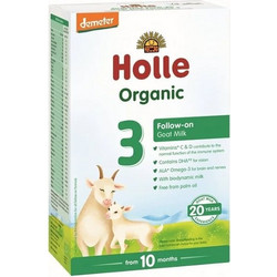 Holle Organic Follow On Goat Milk Formula Βρεφικό Κατσικίσιο Γάλα 10m+ 400g