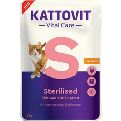 Kattovit Vital Care Sterilised with Chicken 85gr