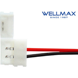 CONNECTOR ΤΑΙΝΙΑΣ LED 3528 ΤΡΟΦΟΔΟΣΙΑΣ 12mm WELLMAX