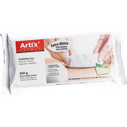 ARTIX PAINTS φυσικός πηλός PY037, 500γρ, λευκός PY037
