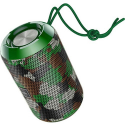 Hoco HC1 Trendy Αδιάβροχο Ηχείο Bluetooth 5W με Ραδιόφωνο Χακί