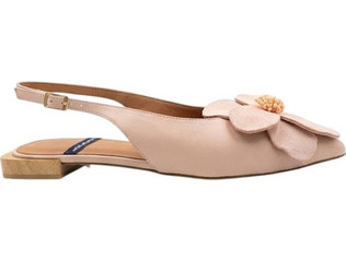 Γυναικείες slingback μπαλαρίνες χρυσές δερμάτινες Gioseppo