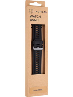 Tactical 606 Λουράκι Σιλικόνης Black (Amazfit T-Rex)