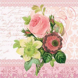 Χαρτοπετσέτα Decoupage Paw 33x33 1τμχ Μπουκέτο λουλουδιών SDL076200