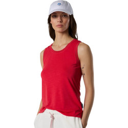 North Sails - Γυναικεία Αμάνικη Μπλούζα Slub Jersey Tank Top 093631-000-0231 Φούξια