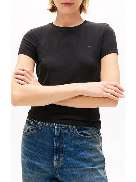 TOMMY JEANS TJW C-NECK TEE DW0DW20459-BDS Black