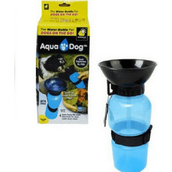 Aqua Dog Μπουκάλι Νερού για Σκύλο 500ml Πλαστικό Μπλε για Βόλτα
