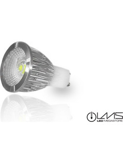 LED Σποτ GU10 1 Cob LED 5 Watt Θερμό Λευκό