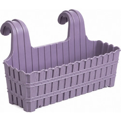VIOLET HOUSE ΖΑΡΝΤΙΝΙΕΡΑ ΡΟΥΣΤΙΚ ΚΡΕΜΑΣΤΗ 50CM - ΜΩΒ