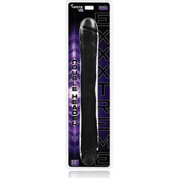 Exxxtreme Double Header Dong 58 x 6.0 cm - Zwart