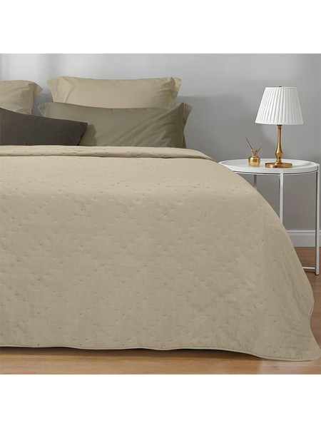 Κουβερλί Μονό Summer Ultrasonic 1020 Beige Micro Blanc de Blanc (160x220) 1Τεμ