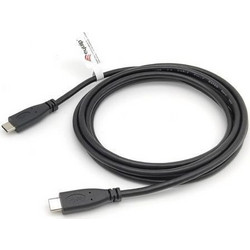 Equip USB 2.0 Cable USB-C male - USB-C 60W PD Μαύρο 0.5m 128833