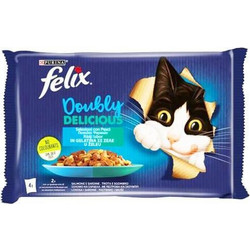 Purina Felix Fantastic Salmon & Trout 4x85gr