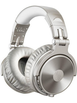 OneOdio Pro C Ασύρματα Bluetooth Ακουστικά Studio Over Ear Ασημί