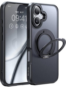 Mcdodo PC-4931 MagSafe Back Cover with Stand Black (iPhone 16 Plus)