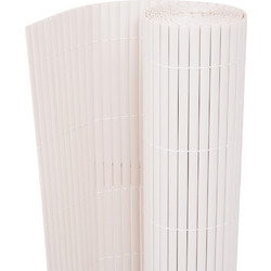 vidaXL Περίφραξη Κήπου Διπλής Όψης από PVC - Λευκό, 90 x 300 cm