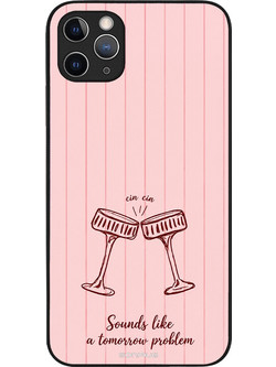 Sonique Stripe Stories Series Θήκη με Σχέδιο «Cin Cin» (iPhone 11 Pro Max)