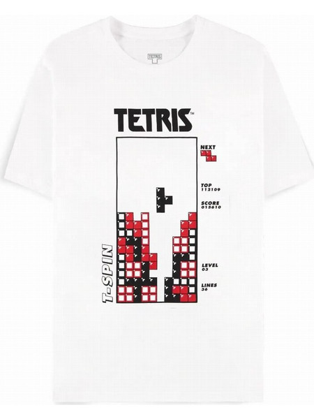 Tetris - Block Party White T-Shirt