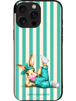Sonique Stripe Stories Series Θήκη με Σχέδιο «Iconic Λαγουδάκι» (iPhone 16 Pro Max)