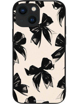 Sonique Diva Series Back Cover Black Bows (iPhone 13 Mini)