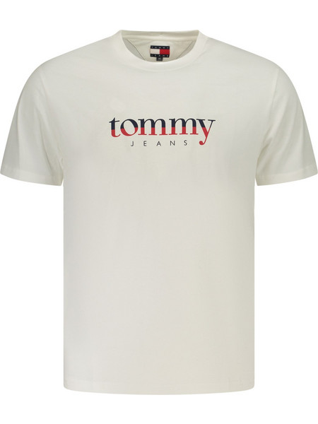 TOMMY HILFIGER MEN'S SHORT-SLEEVE T-SHIRT WHITE Λευκό