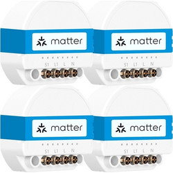 MEROSS MSS815MAQUA-UN Σετ 4 έξυπνων διακοπτών Wi-Fi MSS815MAQUA-UN