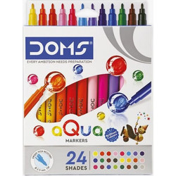 Μαρκαδόροι Aqua Water Colour Pens 24τμχ Doms