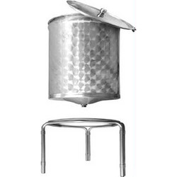 Sansone Δοχείο Inox Ανοικτού Τύπου Κωνικό 200lt 125.117 - ΜΕ ΑΤΟΚΕΣ ΔΟΣΕΙΣ