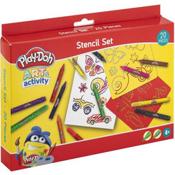 Play-Doh Στένσιλ Σετ 20 τεμαχίων