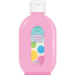 POSTER PAINT 300ML/ΡΟΖ ΠΑΣΤΕΛ