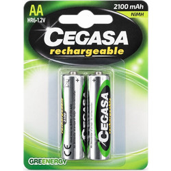 Cegasa Rechargeable AA 2100mAh 2τμχ
