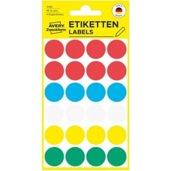 ΕΤΙΚΕΤΕΣ ΣΤΡΟΓΓΥΛΕΣ ΑΣΟΡΤΙ 5 ΧΡΩΜΑΤΑ MARKING DOTS ΔΙΑΜΕΤΡΟ 18 MM 96 ΕΤΙΚΕΤΕΣ ΠΑΚΕΤΟ 3089