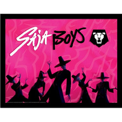 KPop Demon Hunters Collector Print Framed Poster Saja Boys Idol