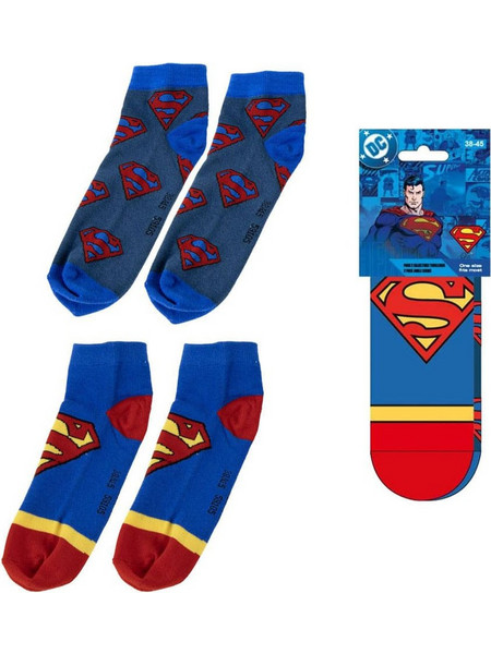 DC Comics Ankle socks 2-packs Superman 38-45