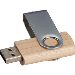 Στικάκι USB ξύλο σφενδάμου 4 GB 5,7χ2χ1εκ