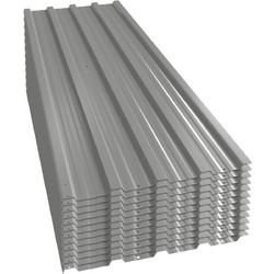Outsunny Σετ 12 Πάνελ για Αποθήκη Κήπου 129x45 εκ. Γαλβανισμένος Χάλυβας, Γκρι 84H-021V00LG