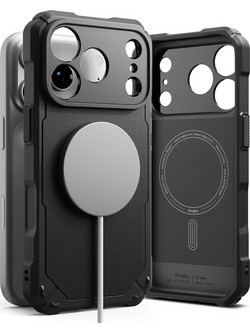 Ringke Rugged Gear Magnetic MagSafe Back Cover Black (iPhone 18 Pro Max / 17 Pro Max)