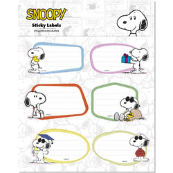 Snoopy Peanuts premium adhesive labels
