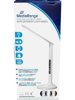 MediaRange Φωτιστικό Γραφείου LED 19x44.5cm ΛευκόΚωδικός: MROS501