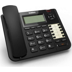 Uniden CE-8402 Ενσύρματο Τηλέφωνο με Ανοιχτή Ακρόαση Μαύρο