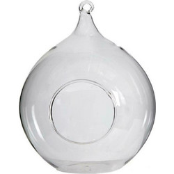 Artekko Δοχείο Γυάλινο για Τάισμα Πουλιών 14.7x14.7x17.8εκ