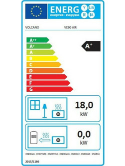 Volcano Aerostar VE90 Ενεργειακό Τζάκι Καλοριφέρ Ξύλου Ίσιο 26.45kW