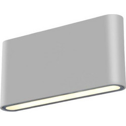 Απλίκα slim LED 2Χ6W γκρι Y9x17,5x3εκ