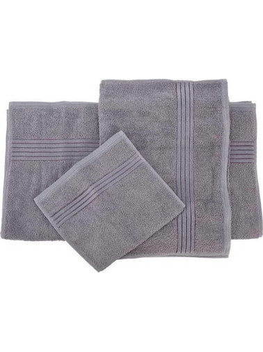 H&S COLLECTION Σετ Πετσέτες μπάνιου από Βαμβάκι 600gsm, σε 3 μεγέθη, με διαστάσεις 140x70cm, 50x30cm και 100x50cm - Lavender